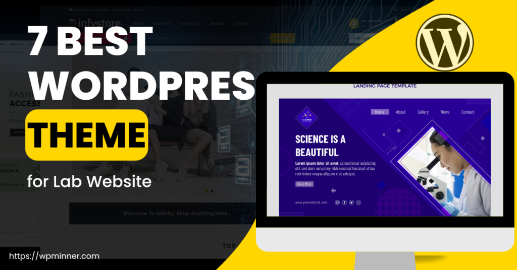 Best and Free wordpress theme for lab website