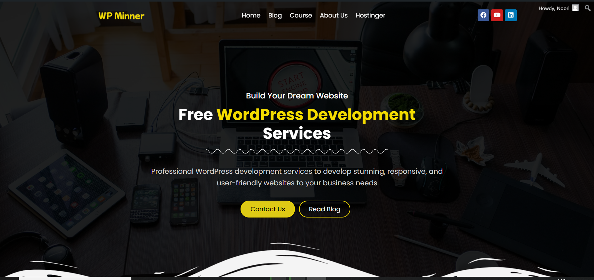 Free WordPress Development Services - WordPress Course for Free