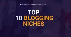 Visual guide to the top blogging niches in 2025 for beginners and content creators